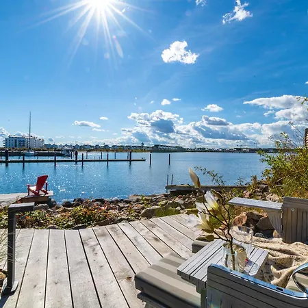 Hafenliebe- Sauna, Steg, Hafenblick, Kamin, Terrasse * Olpenitz