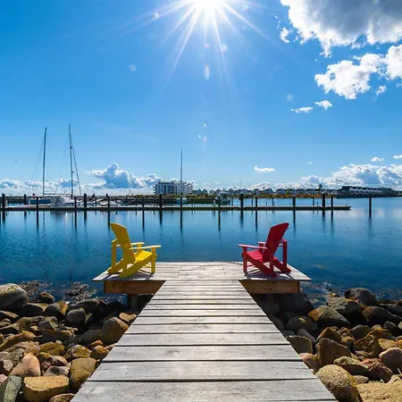 Hafenliebe- Sauna, Steg, Hafenblick, Kamin, Terrasse * Olpenitz